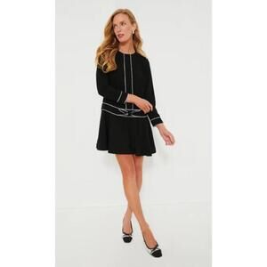Tuckerbuck Pomander Place Black Isabel Bow Dress NWT Extra Small XS